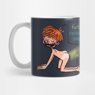 Farting Kid Mug